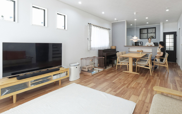 加古川市 ストレスフリーな家事動線で暮らしやすい邸